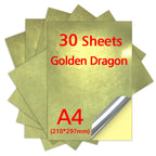 10-100 Sheets A4 self-adhesive Matte Printable Vinyl Sticker Paper for Inkjet printer DIY Crafts Copy Paper Inkjet Printer Paper