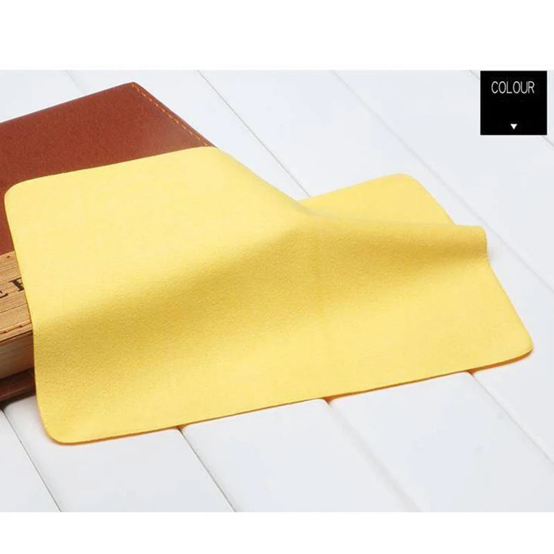 10pcs/lots High Quality Chamois Glasses Cleaner Microfiber Cleaning Cloth For Lens Phone Screen Cleaning Wipes