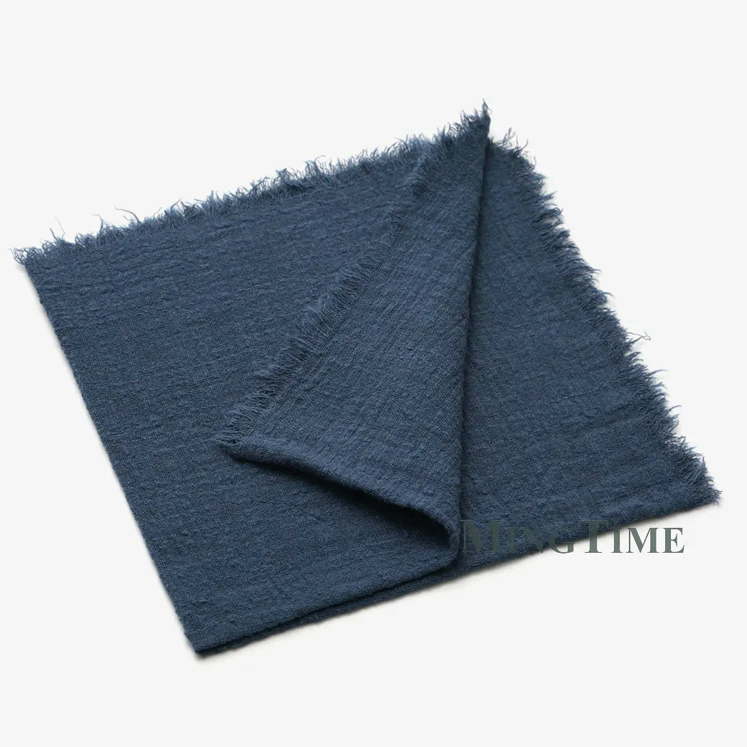 Napkin Cotton Cloth 41*41cm Rustic Gauze Hanky Tea Towel Dining Place Mats Wedding Supplies Linen Home Table Decor