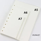 A5 A6 A7 Woodfree Printing Paper Planner Inner Pages For Filofax Creative Office Notebook Spiral Filler Papers Binder Inner Page