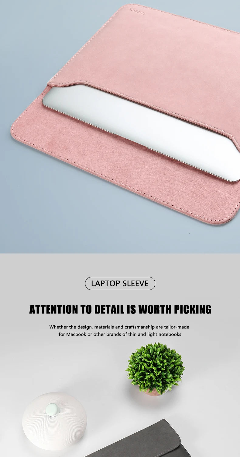 Laptop Sleeve Bag Cases For Macbook Pro Air 13.3 M1 M2 13.6 11 14 16 15 XiaoMi 15.6 Notebook Cover HP Matebook Shell Accessories