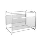 File Folder Box Mesh Metal File Organizer Box Hanging File Foldable Holder Storage Box for Office Home A4 Letter Size #SW