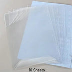 Piano Music Binder A4 3-Rings Sheet Music Folder Transparent Sleeves Music Scores A4 Folder With Rings