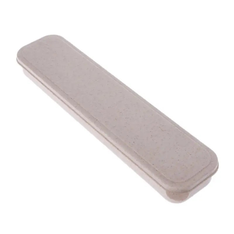 Portable Eco-Friendly Wheat Straw Cutlery Camping Picnic Box Dishware Kitchen Utensils Case
