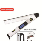 0-230 Degree Digital Protractor 400mm 16inch Range Finder Digital Angle Finder Level Digital Spirit Level Angle Finder Meter