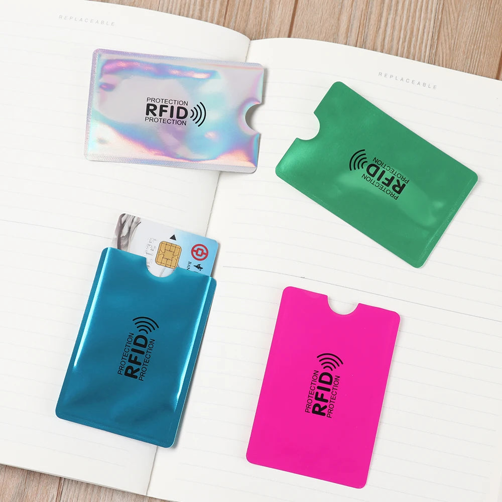 5Pcs Anti Theft for RFID Credit Card Protector Blocking Cardholder Sleeve Skin Case Covers Protection Bank Card Case New
