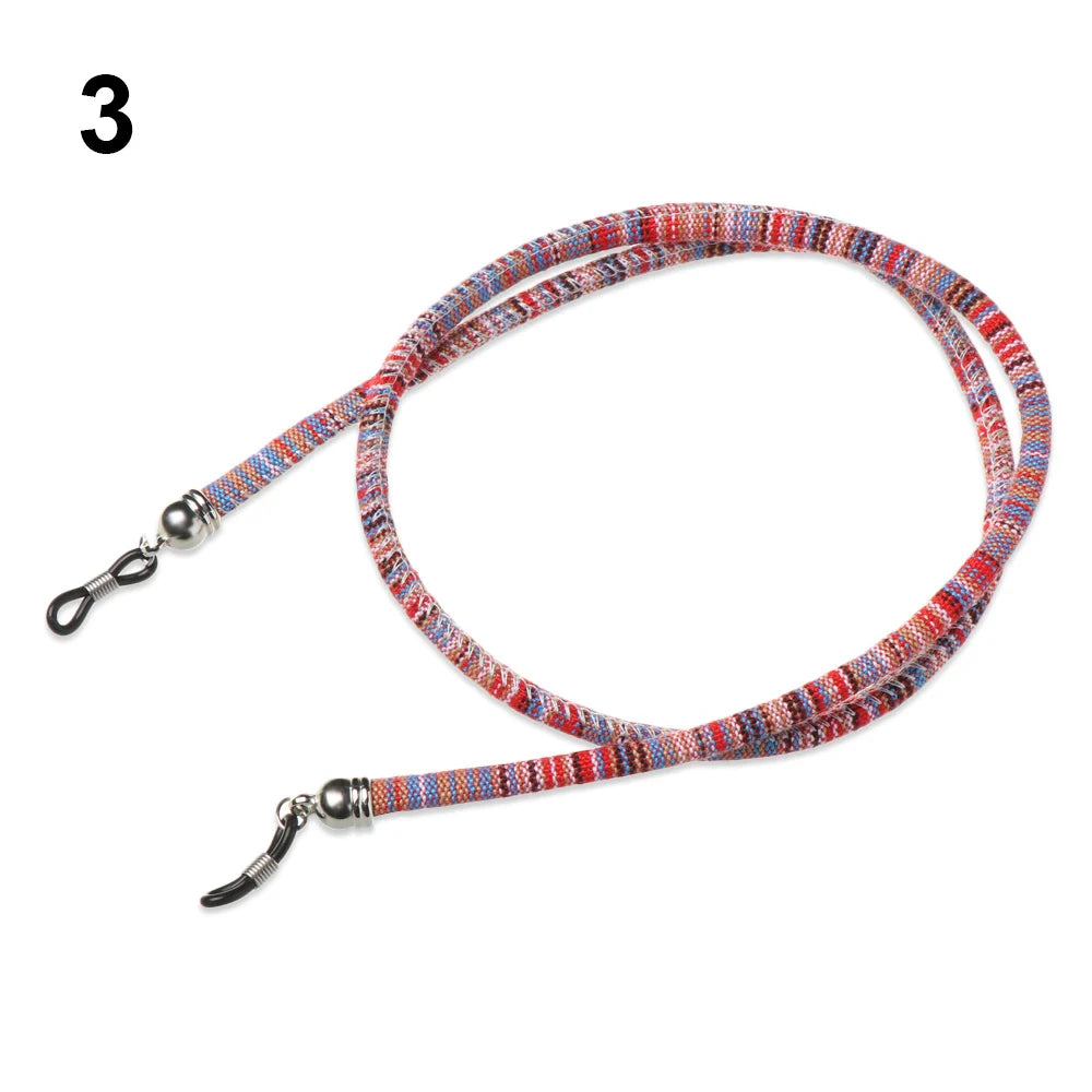 Colorful Acrylic Beads Glasses Chain Reading Glasses Cord Holder Anti-lost Rope Vintage Neck Strap Rope for Eyewear Accessories