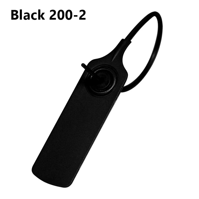 100Pcs Custom Clothing Hang Tags Personalized Plastic Security Seals Logo Print Garment Shoe Clothes Tamper Proof Label 200mm