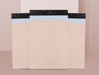 INPLUSTOP 20Pcs Poly Biodegradable Express Courier Bag Apricot Thicken Mailer Clothes Gifts Bag Eco-Friendly Mailing Postal Bags