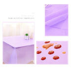 1pc 137*274cm Birthday Party Blue Pink Plastic Table Cover Girl Shower Party Supplies Disposable Table Cloth Wedding Decorations