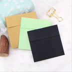 20Piece 10*10cm Square Color Candy Small Envelope DIY Colour Purple/Black/Green/cowhide/yellow/Blue/Pink
