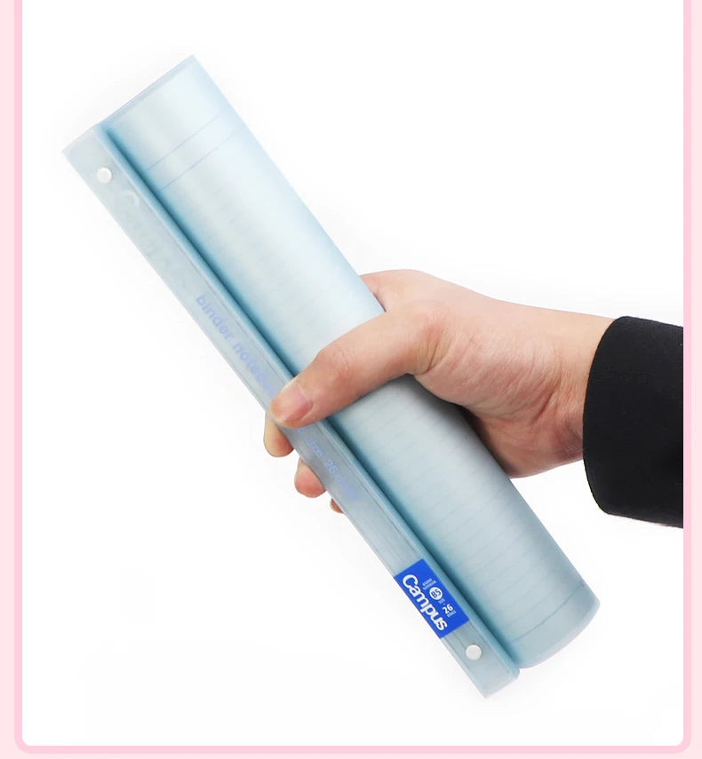 Japan KOKUYO Campus Loose-leaf Soft Cover B5 Thin Notebook with 50 Sheets 5mm Square or Dot Grid Loose-leaf Paper Refill
