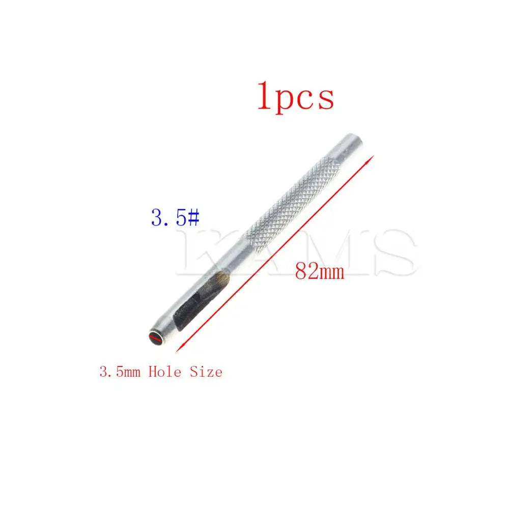 25 Size Pick Leather Tools Leather Punch Leathercraft Hole Craft Set Hollow Puncher Belt Punch 1.0mm-25mm for Clothing Canvas