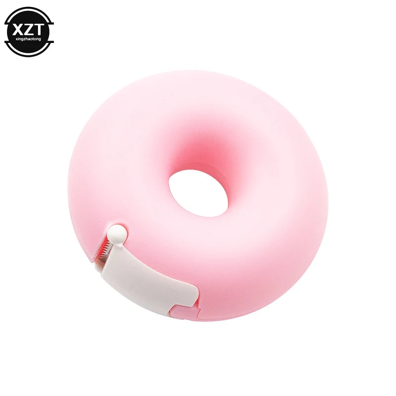 Newest Candy Color Masking Tape Cutter Design Of Love Heart/Donut Shape Washi Tape Cutter Office Tape Dispenser School Supply