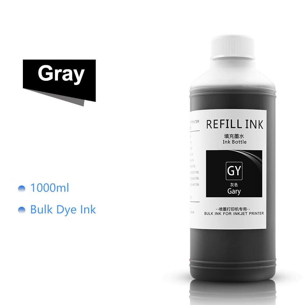 1000ML Dye Ink For HP 72 Refill For T610 T620 T770 T790 T795 T1100 T1120 T1200 T1300 T2300 T1100 T1100PS T1120 T1120PS Printer