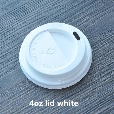 100pcs/pack 4oz Paper Cup Disposable Kraft Coffee Cup Hot Drinking Party Supplies
