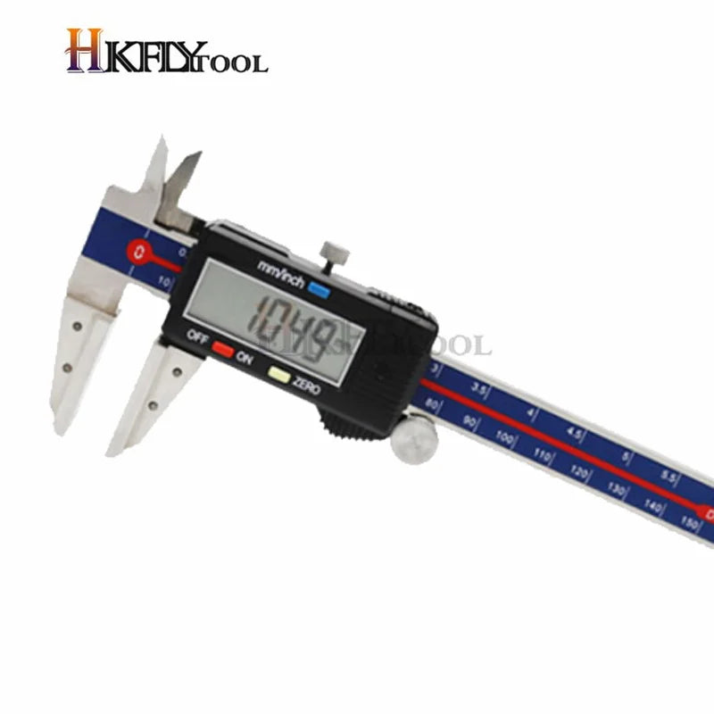 0-150mm 6inch Wire rope calipers wide large jaw BROAD FACE cable vernier caliper/digital caliper