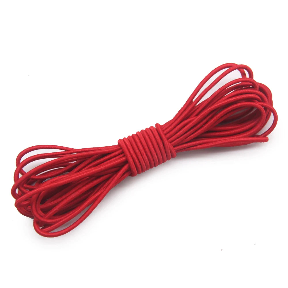 2.5mm Elastic Rope Elastic Band Shock Cord Bungee Rubber Band Stretch Thread for Garment Accessory Craft Handmade DIY