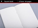 Replace Notebooks DIY Journal Inner Paper Books 4 Sizes 64 Pages Blank/ Graph/ Ruled/ Dot Diary School Office Student Stationery