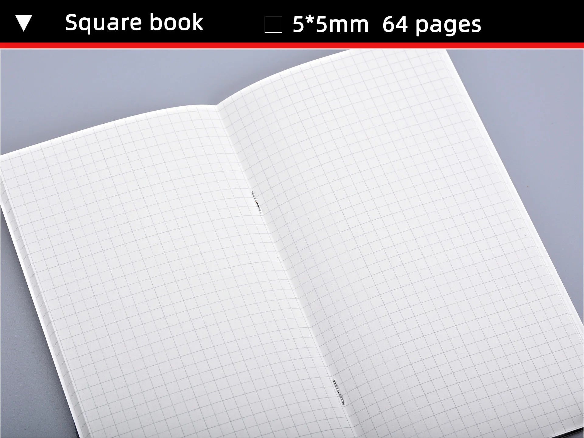 Replace Notebooks DIY Journal Inner Paper Books 4 Sizes 64 Pages Blank/ Graph/ Ruled/ Dot Diary School Office Student Stationery