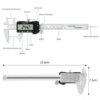 4/6-Inch 100/150mm Big Screen Digital Calipers Stainless Steel Electronic Vernier Caliper Metal Micrometer Measuring Tools