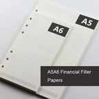 A5 A6 A7 Woodfree Printing Paper Planner Inner Pages For Filofax Creative Office Notebook Spiral Filler Papers Binder Inner Page