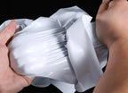 50PCS Portable White Express Courier Tote Bag DIY Logo Plastic Self-Sealing Adhesive Poly Envelope T-shirt Gift Mailing Pouches
