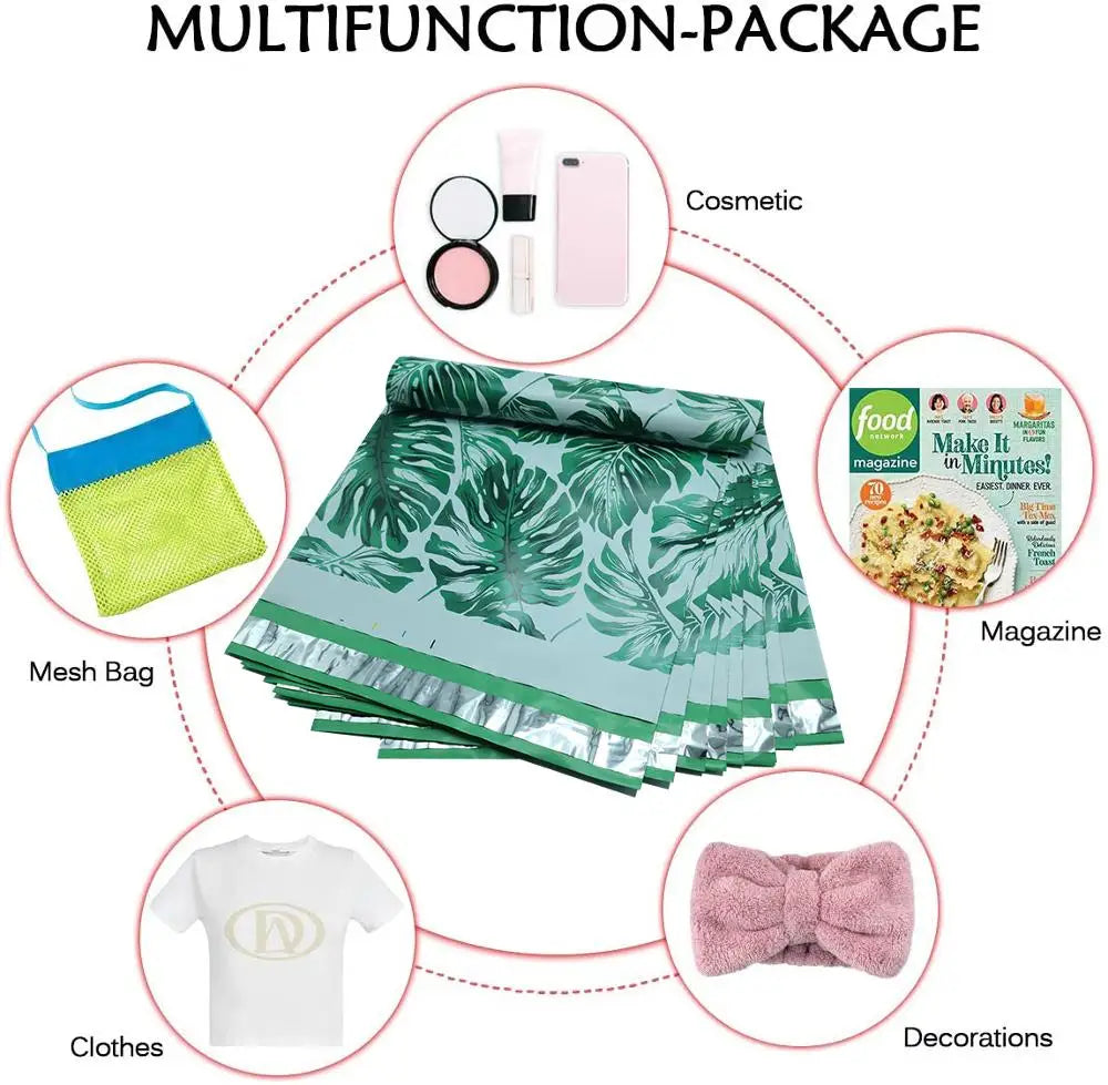10PCS Poly Mailers, T-shirt Envelopes Plastic Custom Mailing Shipping Bags, Poly Mailer Envelope with Self Seal Adhesive Strip