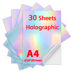10-100 Sheets A4 self-adhesive Matte Printable Vinyl Sticker Paper for Inkjet printer DIY Crafts Copy Paper Inkjet Printer Paper