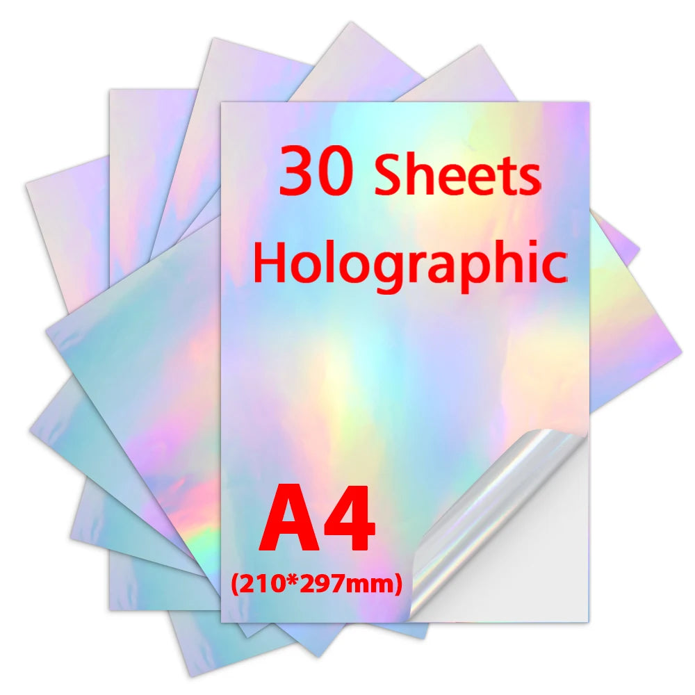 10-100 Sheets A4 self-adhesive Matte Printable Vinyl Sticker Paper for Inkjet printer DIY Crafts Copy Paper Inkjet Printer Paper