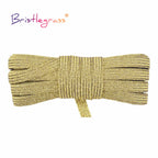 BRISTLEGRASS 2 5 10 Yard Flat Skinny Elastic Cord 1/4" 6mm Latex Rubber Bands Stretch String Notebook Ear Loop Dress Sewing Trim