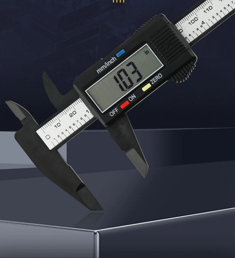 Digital Caliper Electronic Vernier Caliper Plastic Digital Ruler Calibrator Pachometer digital Micrometer Measuring Tool Caliber