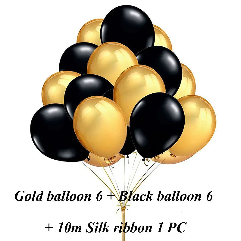 Black Series Gold Blocking Disposable Tableware Party Paper Plates Napkins Cups Straws Birthday Party Wedding New Year Decor