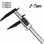 300mm 200 Electronic Digital Caliper LCD Plastic Vernier Caliper  Long Jaw Micrometer Inner Outer Diameter Gauge Measuring Tools