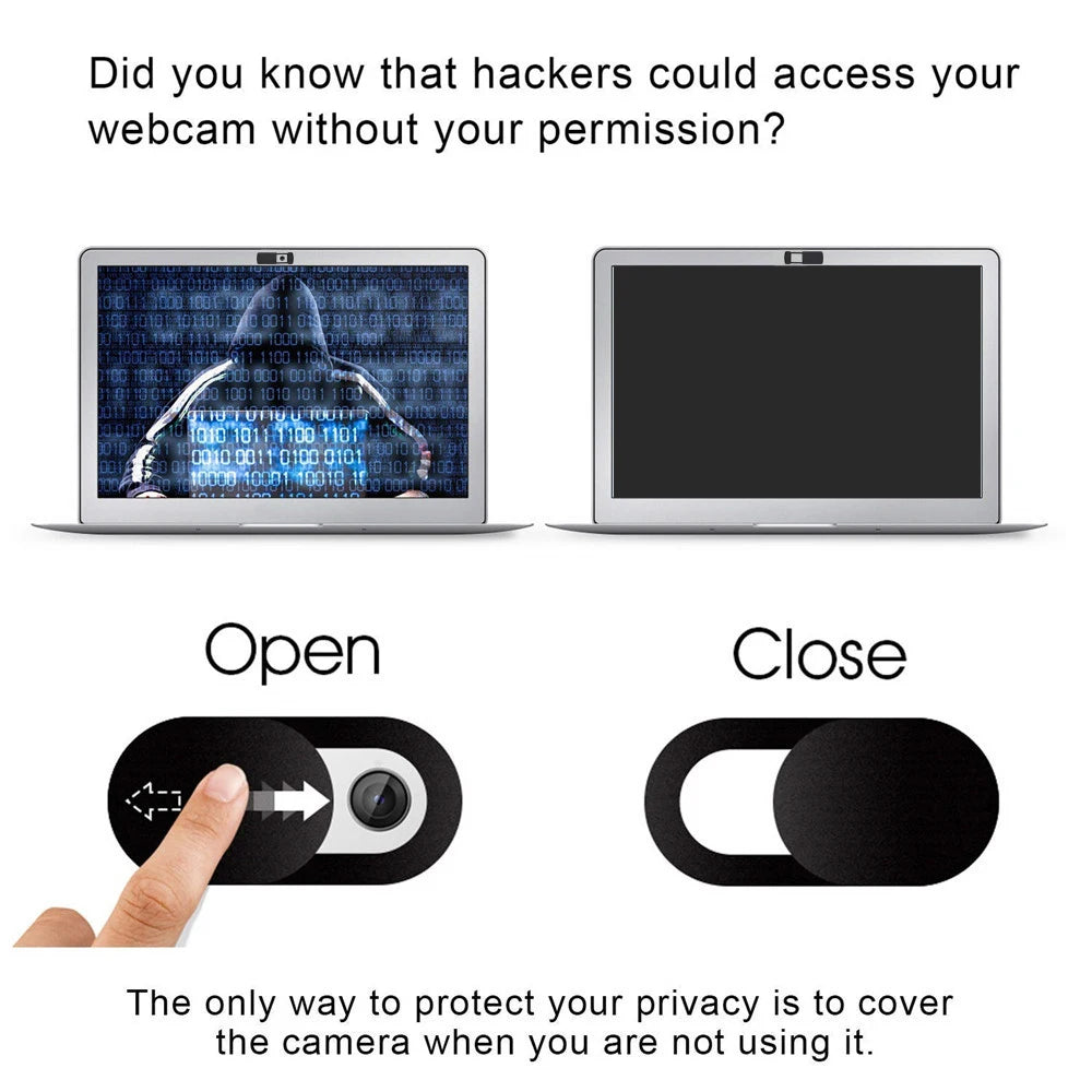 3pcs/Pack Webcam Cover Slider Shutter Universal Privacy Security Camera Sticker for Laptop Phone Tablet Computer