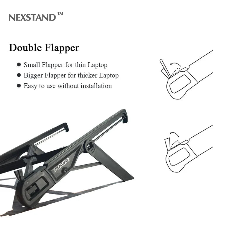 NEXSTAND K7 Laptop Stand Folding Portable Laptop House Office Ergonomic Stand Notebook Stand Notebook Suporte Laptop Accessories