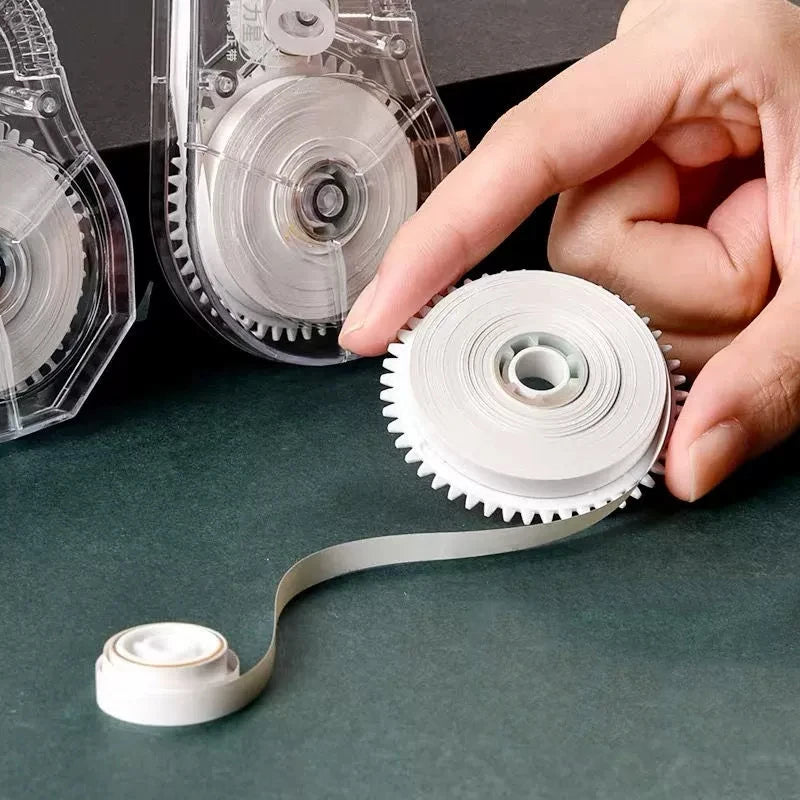 6pcs/Set School Correction Tape Roller Simple Office Supplies Stationery White Sticker Tape Student 150M Error Eraser Tape Book