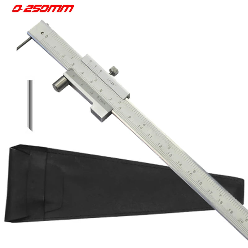 0-250mm 300mm 400mm 500mm Stainless Steel Parallel Marking Vernier Caliper Marking Gauge with Carbide Scriber Marking Gauge Tool