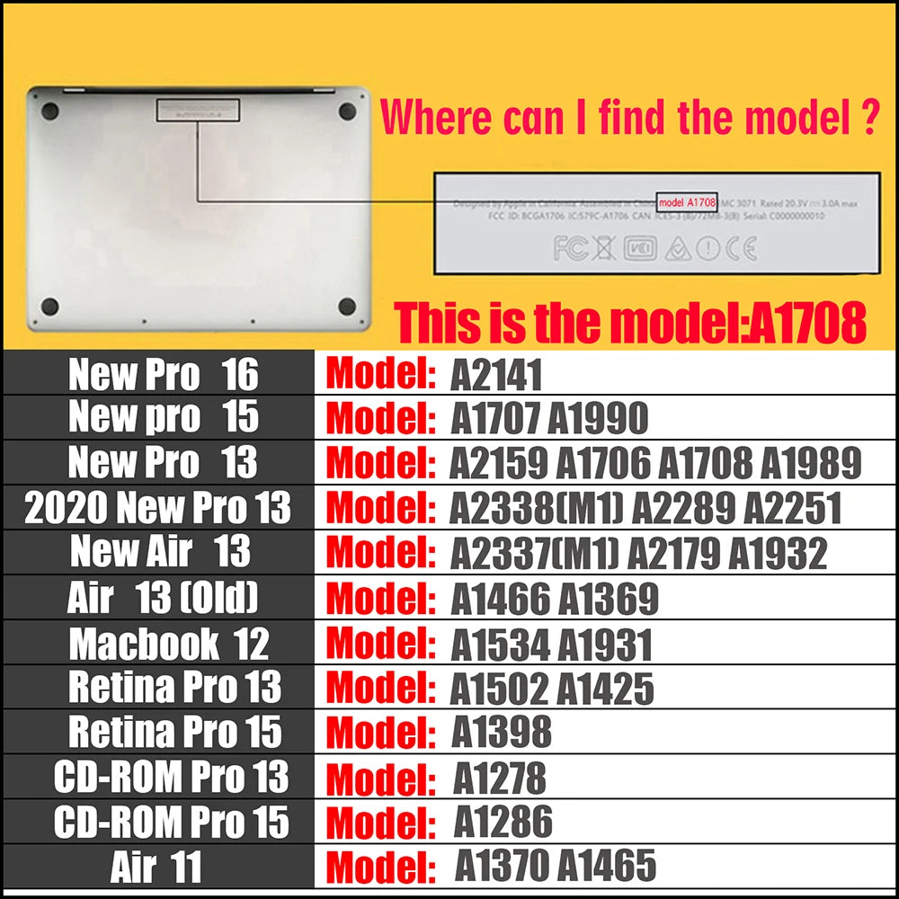 Keyboard Cover for Macbook Air 13 15 Pro 14 16 Touch Bar ID Silicone Protector Skin EU A3113 A3112 A3240 A2337 A3401 M1 M2 M3 M4