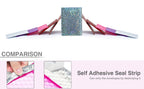 10PCS Holographic Metallic Bubble Mailer Laser Gift Bags Glamour Colorful Foil Bubble Envelopes Padded Shipping Mailing Envelope