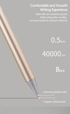 Deli Metal Gel Pen Rollerball Caneta ручка Ballpoint 0.5MM Signing Pens for Office Students Business Stationary Supplies