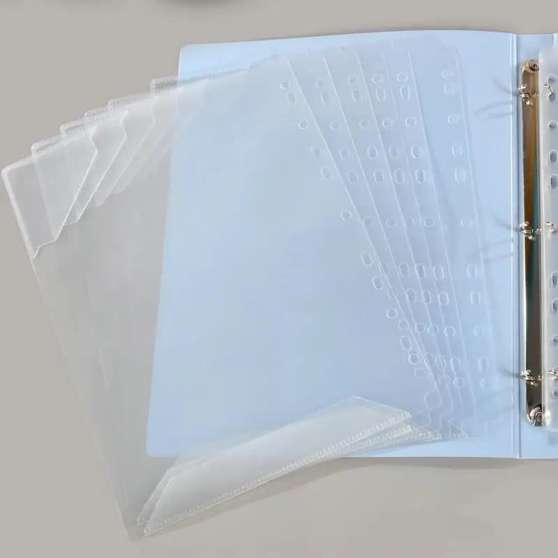 Piano Music Binder A4 3-Rings Sheet Music Folder Transparent Sleeves Music Scores A4 Folder With Rings