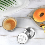 ICafilas for Philips Senseo Machine Stainless Steel Coffee Capsule Caps Reusable Filter Espresso Coffee Maker