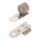 1 PCS Spring Pen Clip Metal Pencil Holder Single Hole Double Opening Triple Orifice Elastic Loop Portable Writing Stationery