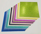 500pcs  12"*12" Glitter Card Paper Stock for Cricut Cameo Machine for Birthday Invitation