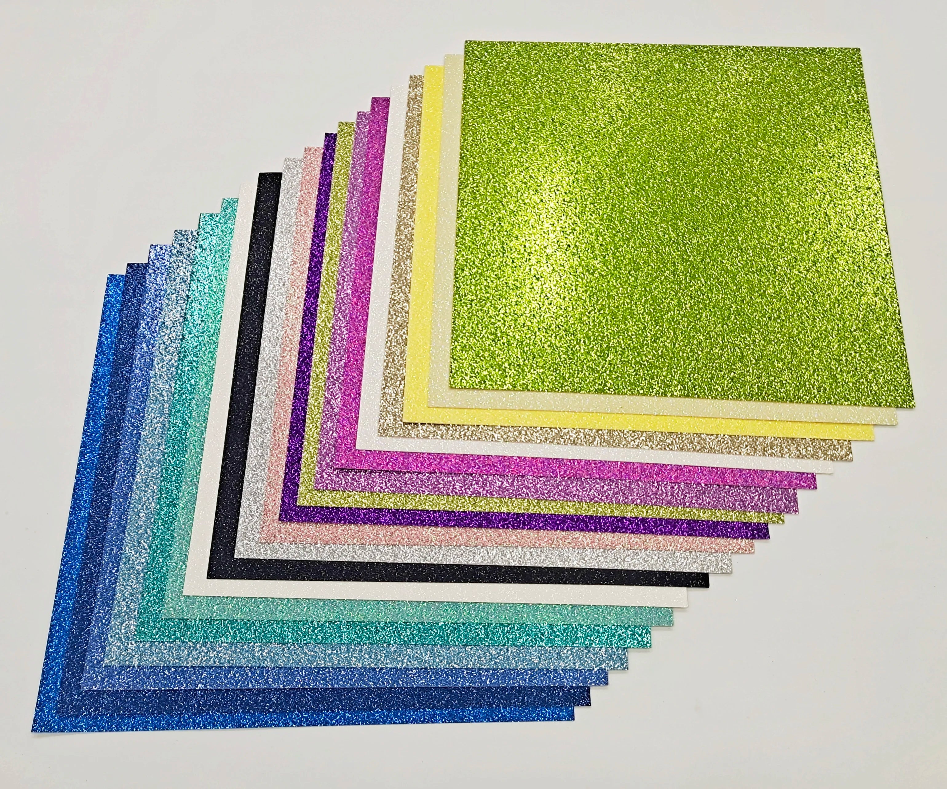 500pcs  12"*12" Glitter Card Paper Stock for Cricut Cameo Machine for Birthday Invitation