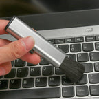 1PC Retractable Computer Cleaning Brush Car Cleaning Brush Air Conditioner Telescopic Keyboard Plastic Handle Wool Small Brush