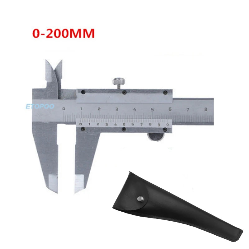Mini Vernier Caliper Hardened Metric Machinist 0-70mm 0-100mm 0-150mm 0-200mm Stainless Steel Guage Portable Measuring Tool