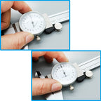 Dial Calipers 0-150 mm 0.02mm High Precision Industry Stainless Steel Vernier Caliper Shockproof Metric Measuring Tool