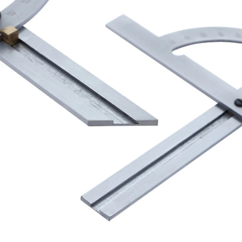 Stainless Steel Adjustable Angle Protractor 10-170 ° Angle Gauge Tools Stainless Steel Caliper Measuring Tools